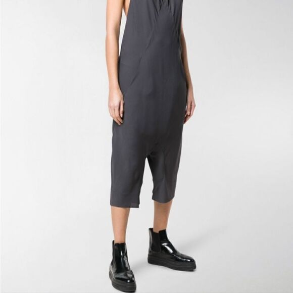 NWT RICK Owens Babel Romper Jumpsuit size 38 2 - Picture 2 of 13